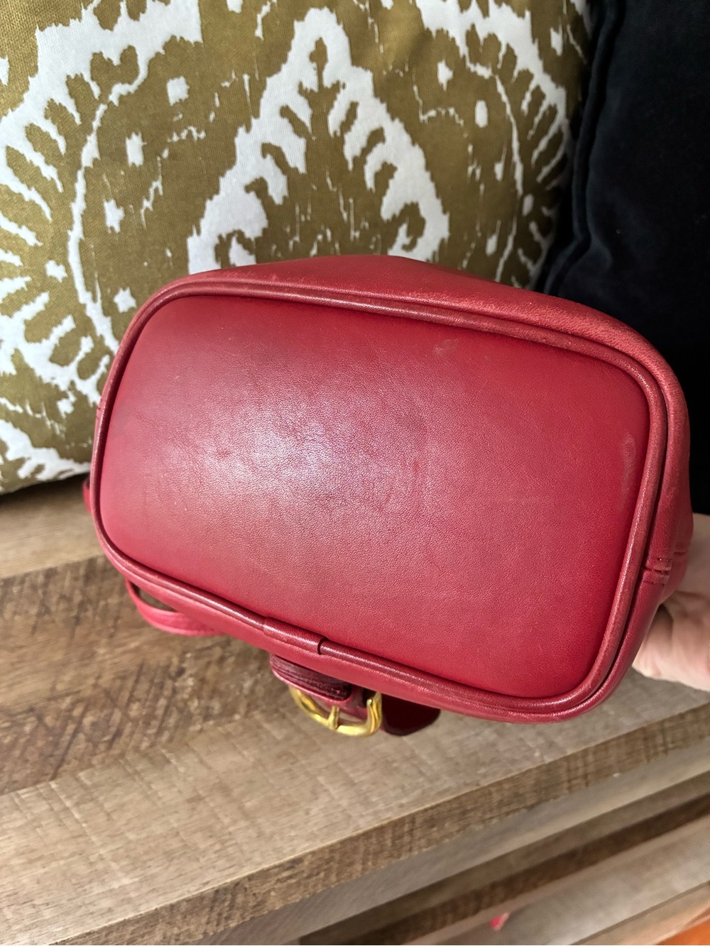 Coach Soho Cornelia Leather Backpack Crossbody Sling Bag, 4162, Vintage, Red - Picture 10 of 16